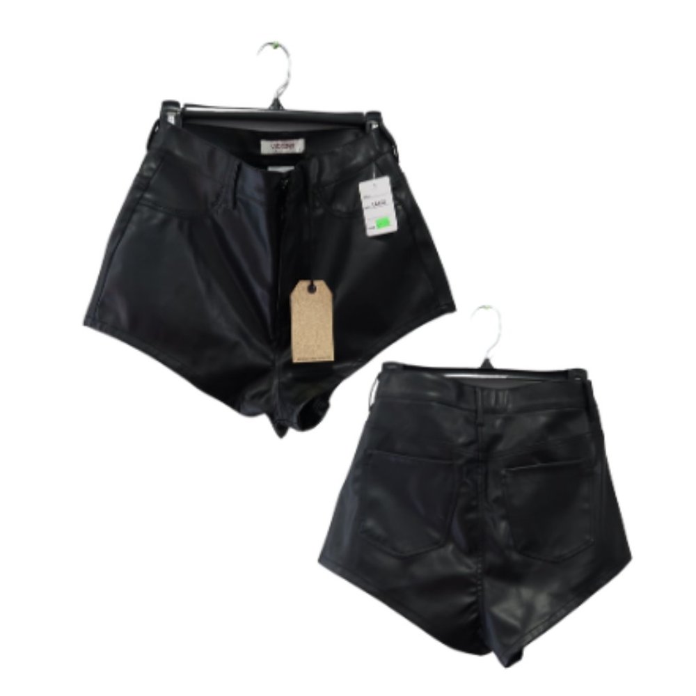 Sexy Faux Leather shorts (Size Large)